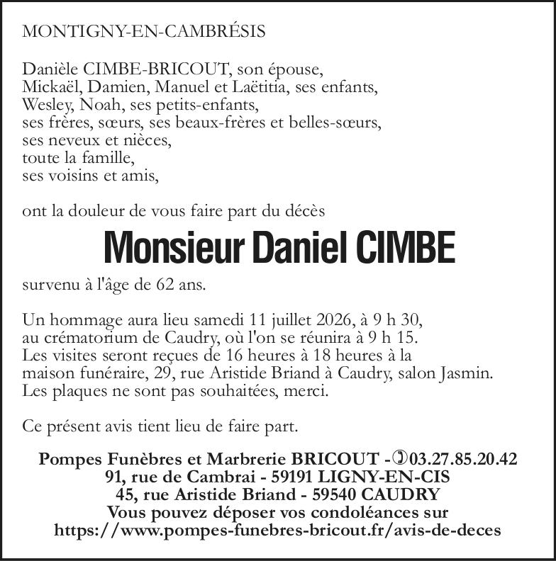 Avis de décès