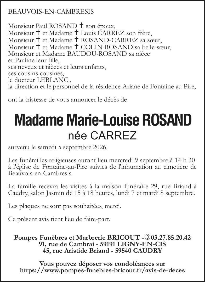 Avis de décès